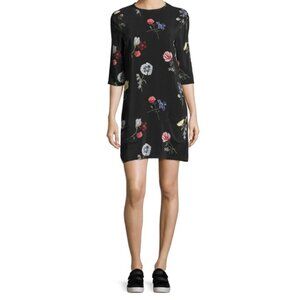 Equipment Aubrey Silk Floral Dress